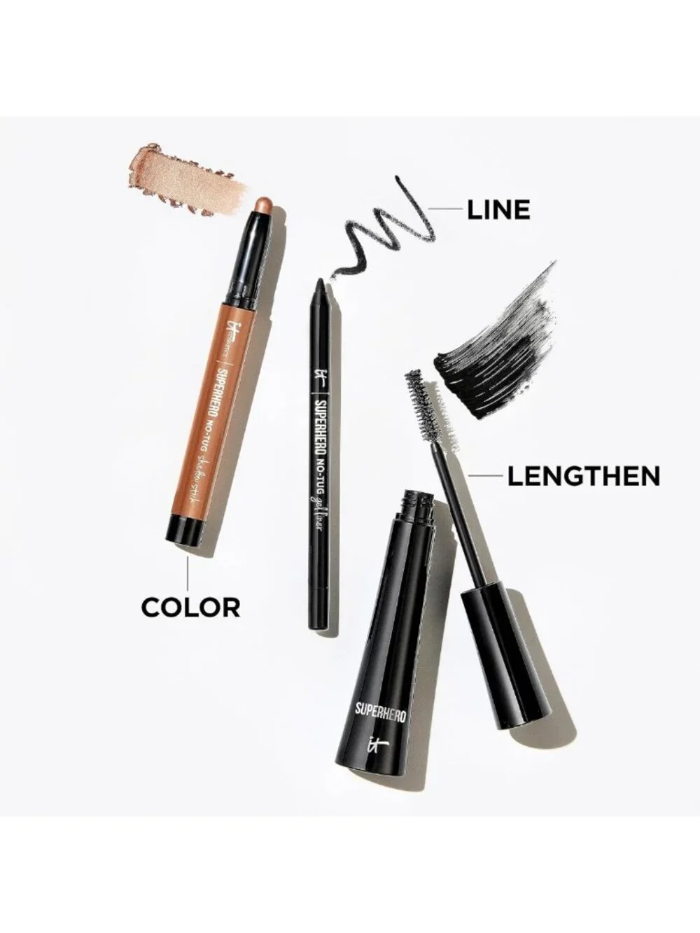 Waterproof Longwear Eyeshadow Stick - Blendable Cream with Primer for Sensitive